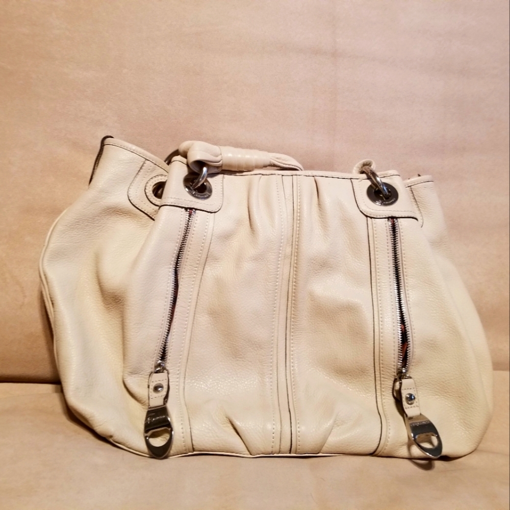 Cream satchel
